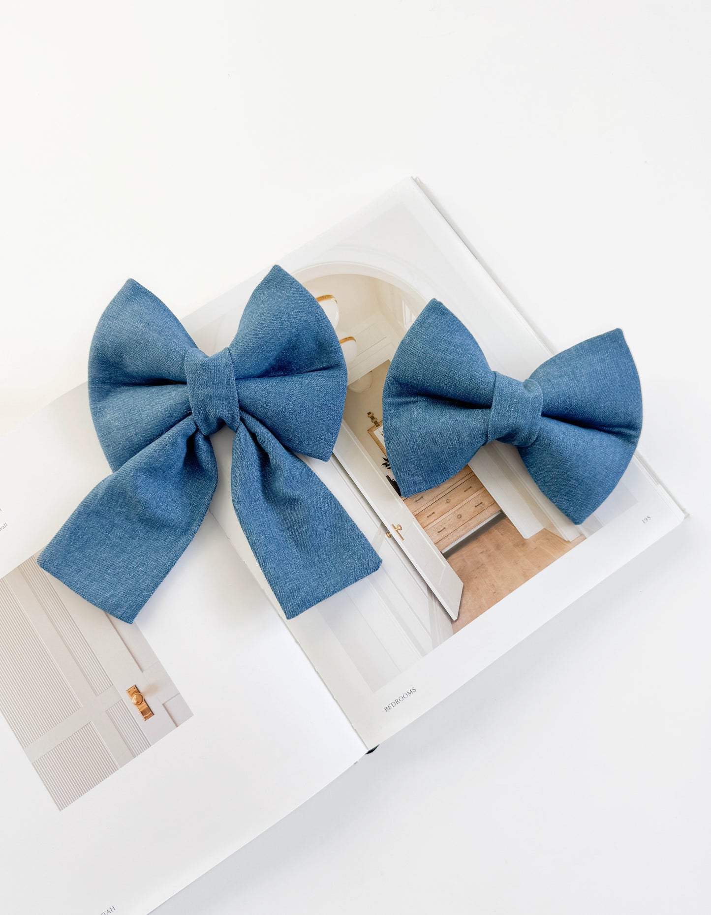 Denim Bows