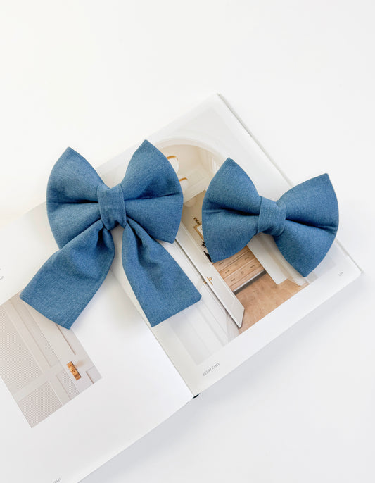 Denim Bows