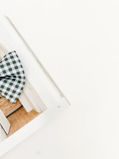 Braden Gingham Bow