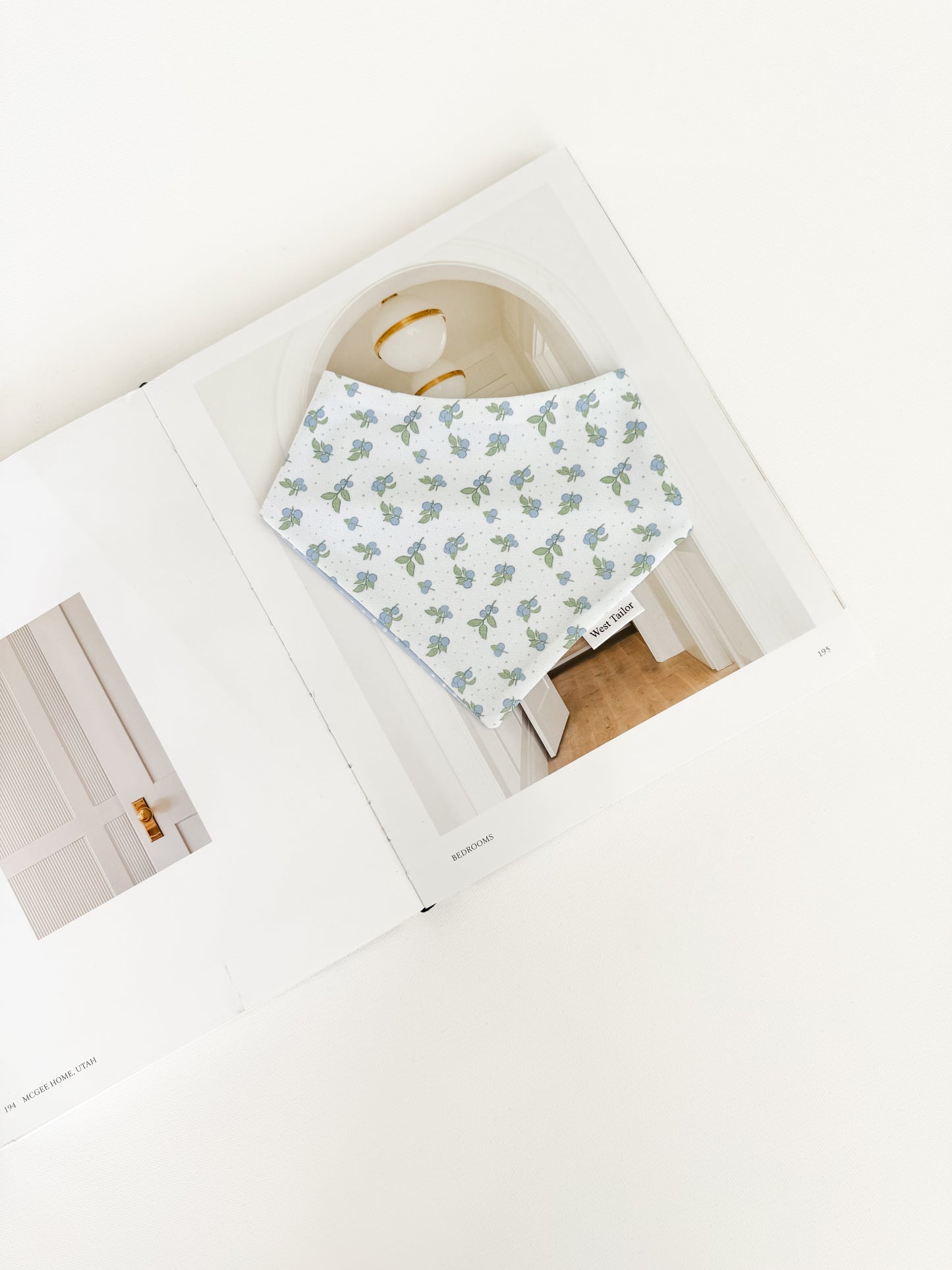 Blueberries & Polka Dots Bandana