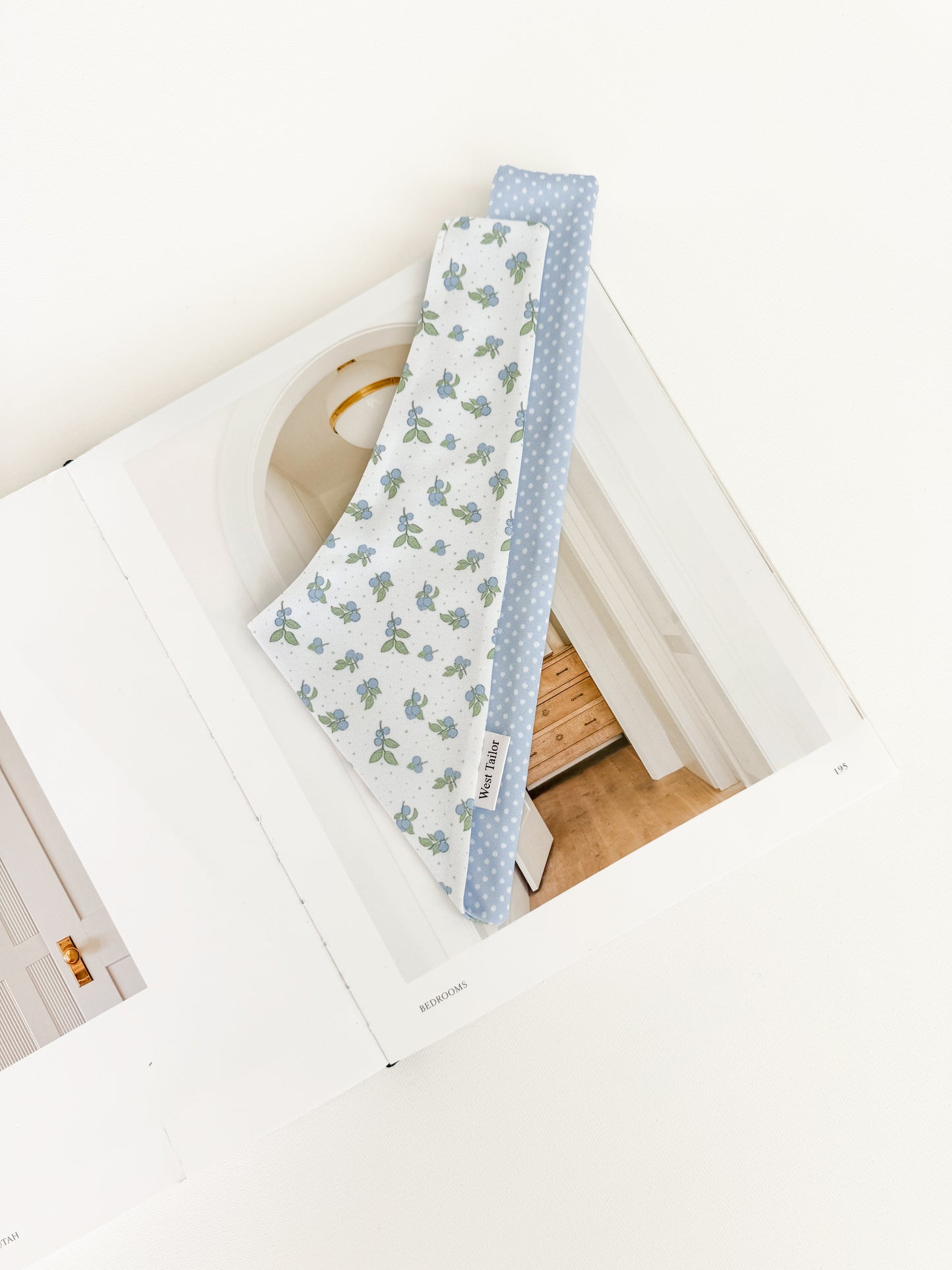 Blueberries & Polka Dots Bandana